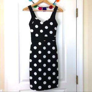 Pop Up Black & White Polka Dot Rockabilly Dress